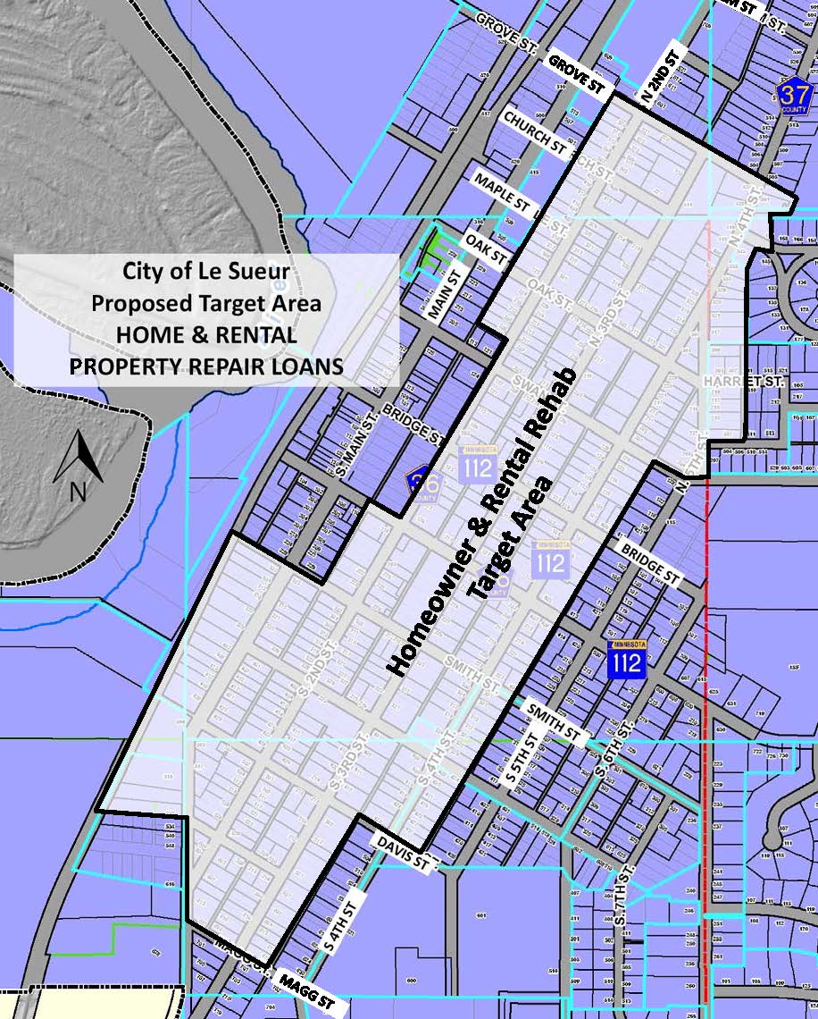 Rehab Target Area Map